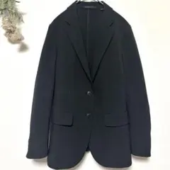 【UNIQLO ユニクロ】感動ジャケット リラックスフィット ブラック 黒《S》