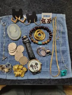 アクセサリーセット ミッキーマウス時計付き(稼働)