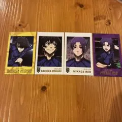 ブルーロック バチラ・メグリ ミカゲ・レオ カードセット