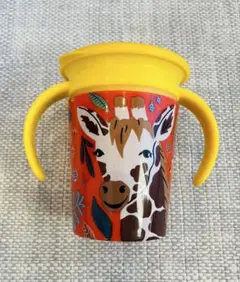 マンチキン　ハンドル付きミラクルカップ　キリンデザイン