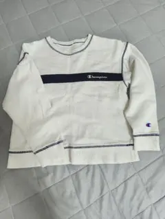 Champion 長袖 トレーナー ホワイト