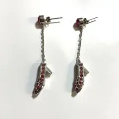ガラスの靴　ピアス　シンデレラ城　ディズニー