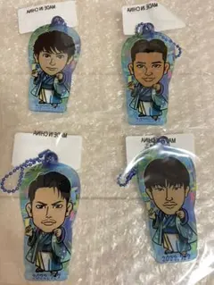 三代目　七夕　クリアチャーム　4点セット