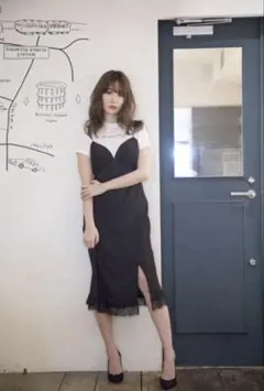 herlipto スリットレースキャミワンピースのサムネイル