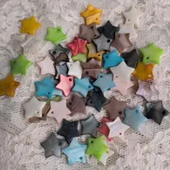 シェルチャーム 星形 12mm 50個 A