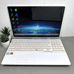 【極上】富士通プレミアムホワイト☘️8世代i7☘️SSD256GB+HDD1TBのサムネイル