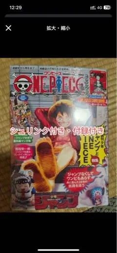 ONE PIECE ワンピースマガジン 20号 プロモ　ルフィ　未使用　新品