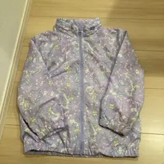 ウィンドブレーカー120cm ユニコーン柄紫色