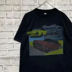 USA製90sヴィンテージTシャツ！シングルステッチ　ブラック半袖古着L77