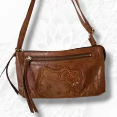 希少♡ ハローキティ ショルダーバッグ フェイクレザー レトロ 
