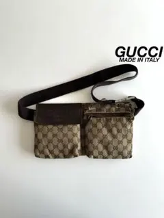 バッグ gucci demna body bag gg canvas old gucci demna body bag gg canvas old - メルカリ