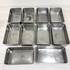 未使用品 深型組バット D-38 6個セット アルミ製 調理バット 業務用 工具 未使用品 深型組バット D-38 6個セット アルミ製 調理バット 業務用