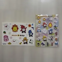サンサンキッズ シール ステッカー　2枚セット