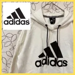 【美品】【大人気】アディダス adidas ビックロゴ パーカー Sサイズ