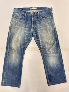 Levi’s 514 スリムストレート デニム W38 色落ち良好 ヒゲ