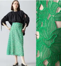 ADORE 美品　サークル レース フレアスカートのサムネイル