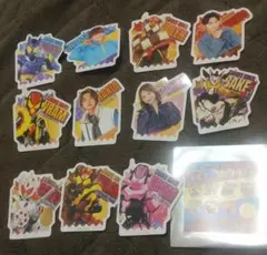 仮面ライダーガヴ　ラキア・アマルガ　辛木田絆斗　ダイカットステッカー　コンプ