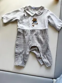 familiar クマ刺繍　ロンパース　ベビー