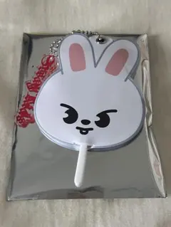 うちわキーホルダー リノ