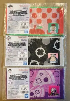 新品　ONE PIECE ベガパンク くま ボニー ジャガードタオル 3種のサムネイル