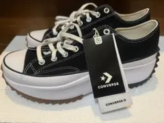 韓国CONVERSE 黒スニーカー メンズ27cm 箱無し