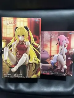 とらぶる-ダークネス　Desktop 金色の闇　モモ　チャイナドレスver.