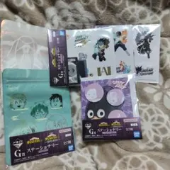 一番くじ ヒロアカ 紡がれる想い G賞 ステーショナリー 6種 セット