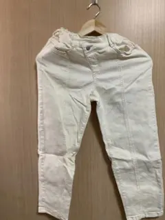 アイボリー 長ズボン 140サイズ ウエストゴム