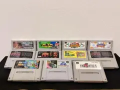 昭和 レトロ スーパーファミコン ゲームソフト 11本セット