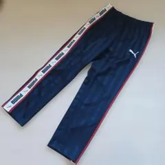 【美品】プーマ ジャージ 下 ネイビー ホワイト S 廃盤モデル