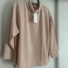 UNIQLO新品未使用ソフトニットフリース　リブハイネックT 3XL カットソー