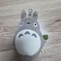 トトロ ファスナー付きポーチ グレー