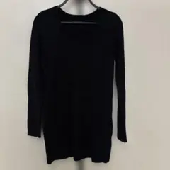 INGNI ブラック 長袖ニット　チュニック
