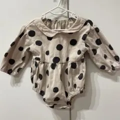 ドット柄ロンパース 70サイズ