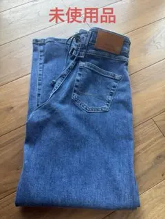 【未使用品】SOMETHING LISA レースアップワイドデニムパンツ　S