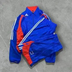 アディダス/90s～00s/リバーシブルプルオーバーJKT/XLビッグシルエット 