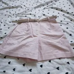 ZARA ショートパンツ XS ベルト付き 未使用