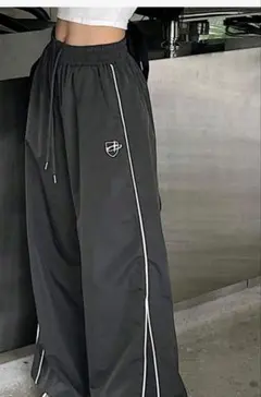 DAZY コントラストパイピング ドローストリングパンツ