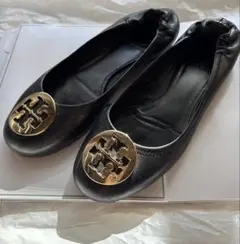 TORY BURCH フラットシューズ バレエシューズ ブラックのサムネイル