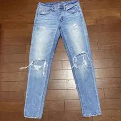 【 AMERICAN EAGLE 】　ジーンズ ダメージ デニム スキニー