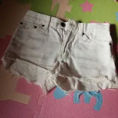 moussyヴィンテージ白ショーパン