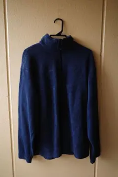 Columbia ネイビー フリースジャケット M ハーフジップ