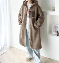 classicalelf フーディージップアップロングコート 新品未使用 タグ付