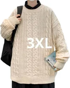 [EASTEMPO] ニット セーター メンズ 秋 ゆったり カジュアル 3XL