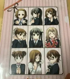 けいおん！ 非売品クリアファイル 集合(花)