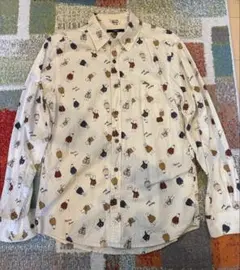 Cleopanic ベアー柄 長袖シャツ Mサイズ