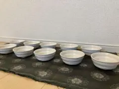 美濃焼 白釉 角浜 小鉢 10個セット