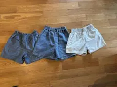 デニムショートパンツ3枚セット