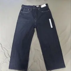 GU ストレートデニム 34サイズ ダークブルー