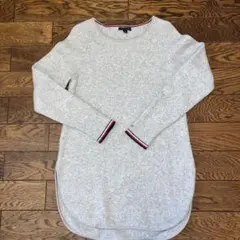TOMMY HILFIGER グレー 長袖チュニック　セーターS/P